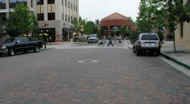 Cobblestone Roads in Town Center