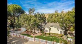 Placerita Canyon Classic Ranch Home with White Picket Fence
