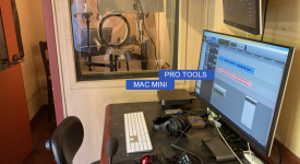 Mac Mini, pro Tools, OBS, Antelope (not pictured)