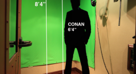 Insert stage, 6'8" ceiling, A/C